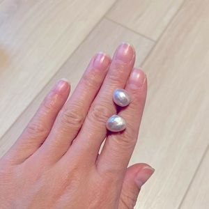 Faux? Pearl earrings